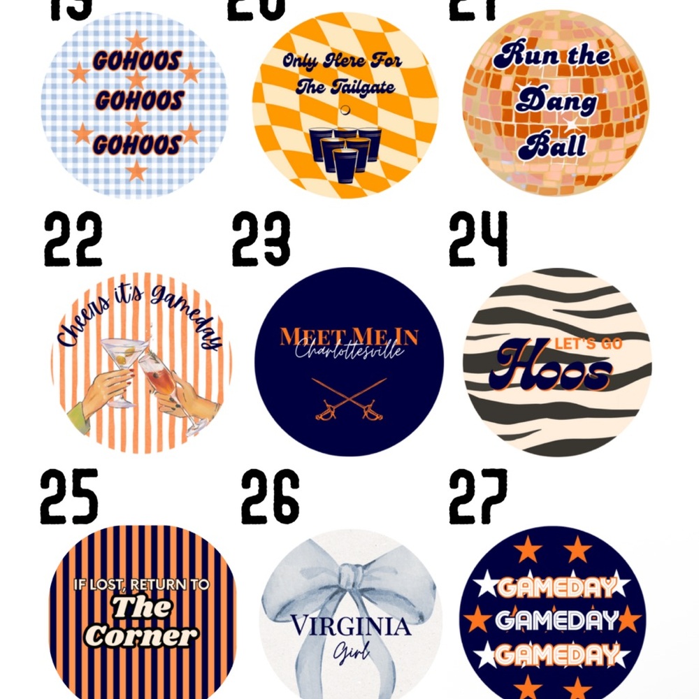 Assorted Gameday Button - Picture 4 of 14